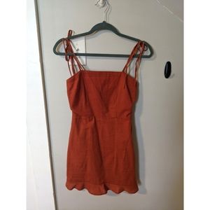 Abercrombie & Fitch Tie Strap Mini Dress